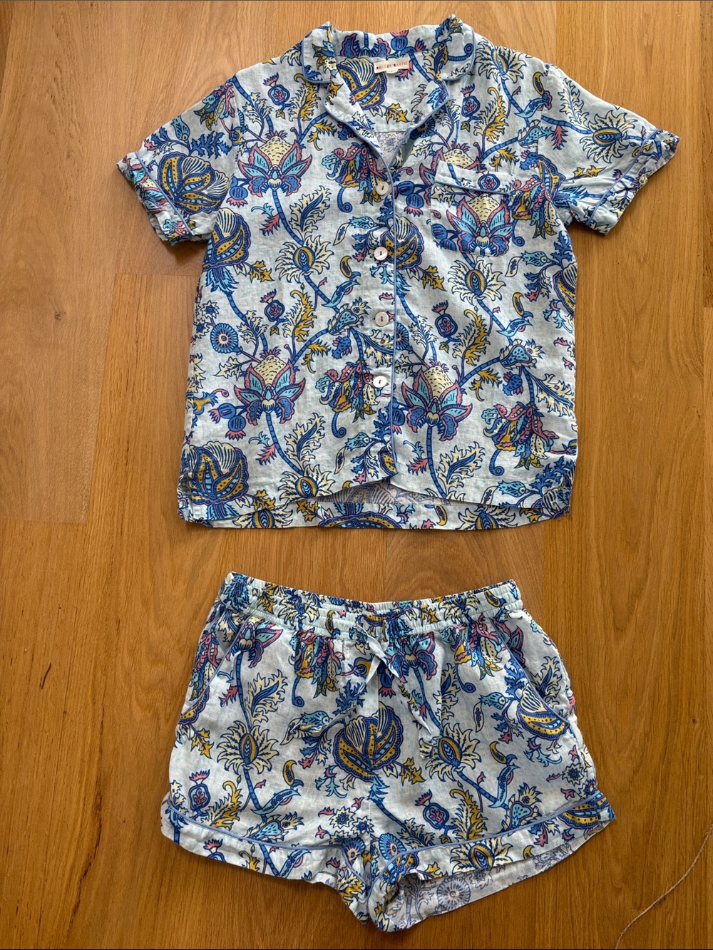 Linen Pajama Set